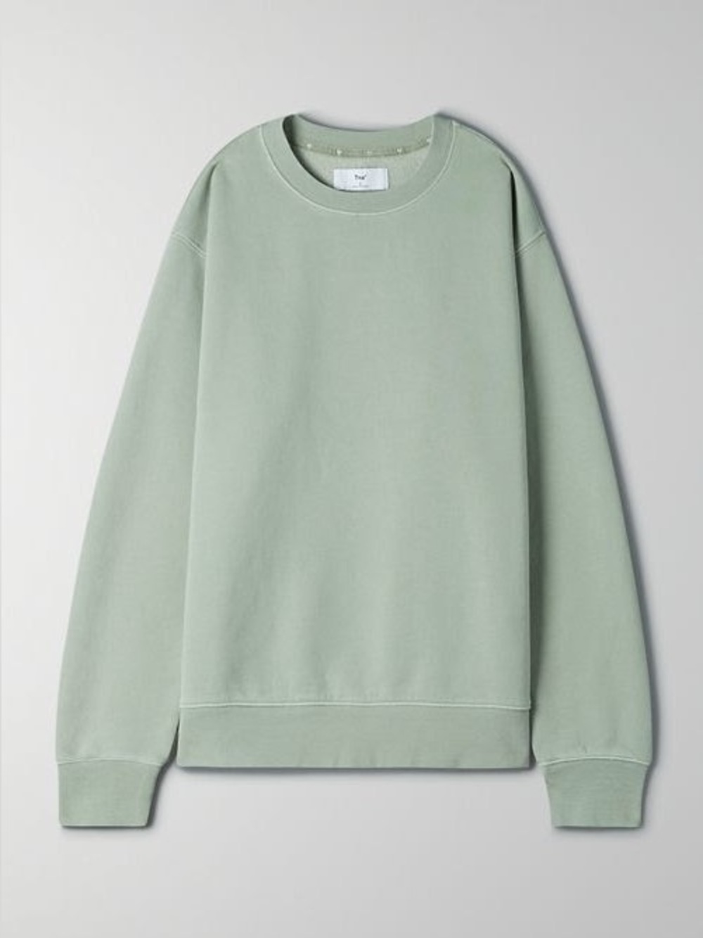 Aritzia TNA cozyAF sweater - glacier green